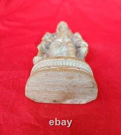 Vintage Old Antique Stone Hand Carved God Vishnu Figure / Statue, Collectible