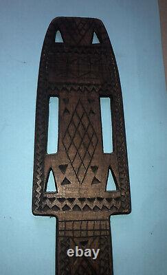 Vintage Old Wood Distaffs-handcraft Distaffs- Antique Crafts-folk Art-70 Years-r
