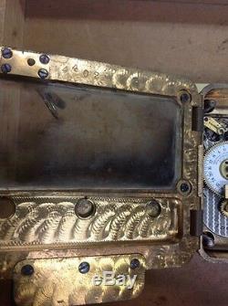 Vintage Old Yale & Towne Bank Safe Vault Time Lock Clock, Clocks Work See Video