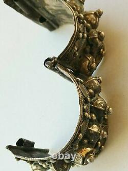 Vintage. Old antique silver bracelet. 19th century
