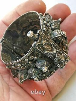 Vintage. Old antique silver bracelet. 19th century