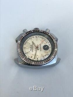 Vintage Ruhla Chronograph Antimagnetic Germany Rare Wrist Watch Old Retro