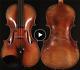 Vintage Violin Old Fiddle Antique Restored Labeled Giuseppe Tarasconi 1916