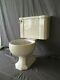 Vtg Mid Century Complete Art Deco Toilet Old Vtg Kohler Wellworth White 109-19e