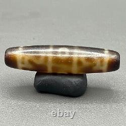 Wonderful Genuine Tibetan old Eyed Dzi Bead Amulet Eyes agate bead