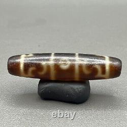 Wonderful Genuine Tibetan old Eyed Dzi Bead Amulet Eyes agate bead