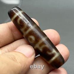 Wonderful Genuine Tibetan old Eyed Dzi Bead Amulet Eyes agate bead