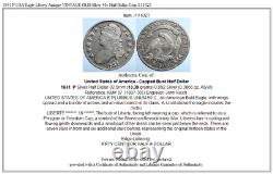 1831 P USA Aigle Liberté Antique VINTAGE VIEILLE Pièce de 50 cents en argent i111021