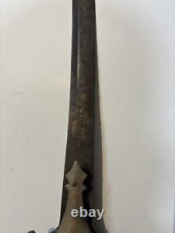 1928 Épée Ancienne Tulwar Vintage FAIT MAIN Rare et Collectionneur