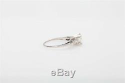 1940 Antique 8000 $ 1.50ct Ancienne Mine De Diamant Cut Platinum Wedding Ring