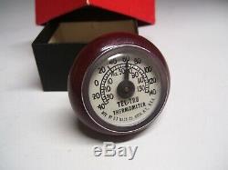 1950' D'origine De Nos Menthe Vintage Tel-tru Tableau De Bord Jauge Thermomètre Vieux Hot Rod Rat