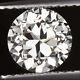 1.31 Certifié H Vvs2 Découpage Européen Transitionnel Vintage Ancien Diamant Ancien