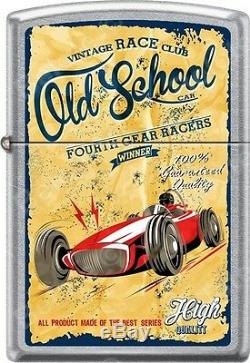 Affiches Vintage Race Club Zippo Old School 1950's 8 Ensemble Briquets Street Chrome