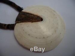Ancien Collier De Monnaie Vintage Png Toea Shell Bush Twine Old Papua New Guinea