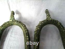 Ancien Vintage Ancien Collectable Rare 18ème siècle Indian Brass/Bronze Anklet
