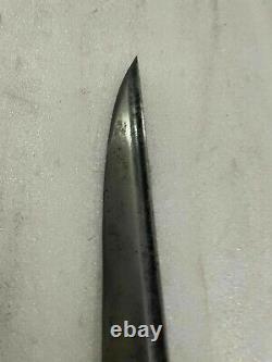 Ancien Vintage Dagger Wootz Vieux Rare Collectionnable Barasingha Hilt 14
