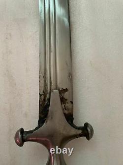 Ancien Vintage Épée Courbée Période Fabriquée À La Main Hilt Vieux Rare Collectionnable