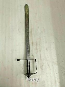 Ancien Vintage Straight Sword Dagger Handmade Hilt Old Rare Collectionnable