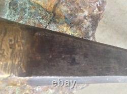 Anciennement Vieille Pierre Égyptienne Carving Chisel, Meteorite Blade