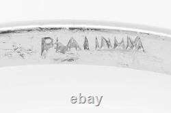 Antique 1920s $ 6000 1.10ct Old Cut Diamond Platinum Wedding Ring Nice