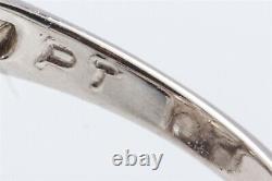 Antique Années 1920 $6000 2ct Old Euro Diamond Vs H Platinum Filigree Ring