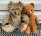 Antique Mohair 2 Teddy Bear Jointed Old Vintage Jouet Bear Farci Animaux
