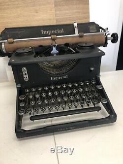 Antique Old Vintage 1920 Modèle Typewriter Imperial 1930 50 Collection