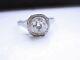 Antique Platinum Vs1/i 0.75ct Old European Cut Diamond Engagement Ring 9.75