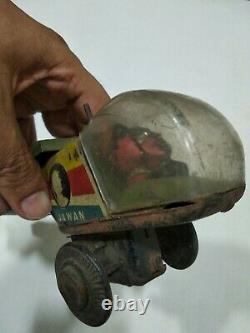 Antique Vinage Tin Toy Rare Old India Jai Jawan Helicopter Wind Up