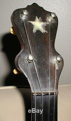 Antique Vintage Banjo Frailing Clawhammer Old Time 5 Cordes