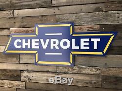 Antique Vintage Old Style Chevrolet Bowtie Signe