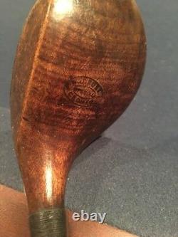 Antique Vintage Old W J Rush Cromer Special Wood Wooden Shaft Golf Club L1