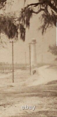 Antique Vintage Ponce De Leon Lighthouse New Smyrna Fl Old Florida 1890s Photo