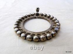 Bracelet de manchette ancien en argent antique vintage bijoux tribal traditionnels
