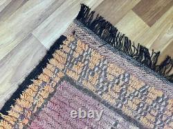 Carpet Antique Marocain Vintage Région Tapis Fait Main Vieux Tapis Art Tapis 8 X 5 Ft