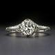Coupe Anciennes. 94ct Diamond Engagement Ring Anciennes Solitaire 1 Carat