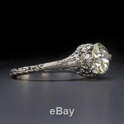 Coupe Anciennes. 94ct Diamond Engagement Ring Anciennes Solitaire 1 Carat