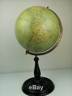 Cretons Et Thomas London Antique Vintage Old Globe Ornement D'aide Enseignement