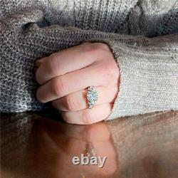 Edwardien 3.22ct Old Europeen Cut Diamond Engagement Ring Platinum C 1910