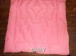 Eiderdown Feather Antique Vintage Rose Rose Single Bed Cotton Sateen Old Downton