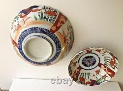 Ensemble de bols en porcelaine peints à la main anciens Imari japonais datant d'environ 1900