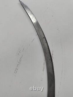 Épée TULWAR antique vintage en damas faite à la main, ancienne et rare, collectionnable.