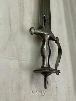 Épée ancienne en carbone damas ancienne rare collectionnable faite à la main 36