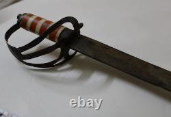 Épée de la Guerre Civile Américaine, antique, vintage, rare et collectionnable, de 36 pouces.