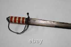 Épée de la Guerre Civile Américaine, antique, vintage, rare et collectionnable, de 36 pouces.