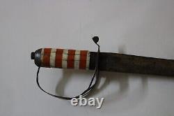 Épée de la Guerre Civile Américaine, antique, vintage, rare et collectionnable, de 36 pouces.