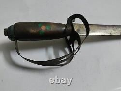 'Épée sabre de la guerre civile américaine ancienne et rare à collectionner de 36 pouces'