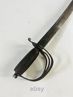 Épée sabre de la guerre civile américaine ancienne et vintage, rare et collectionnable, 36 pouces.