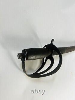 Épée sabre de la guerre civile américaine ancienne et vintage, rare et collectionnable, 36 pouces.