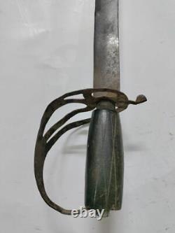 Épée sabre de la guerre civile américaine antique vintage, objet de collection rare de 36 pouces.